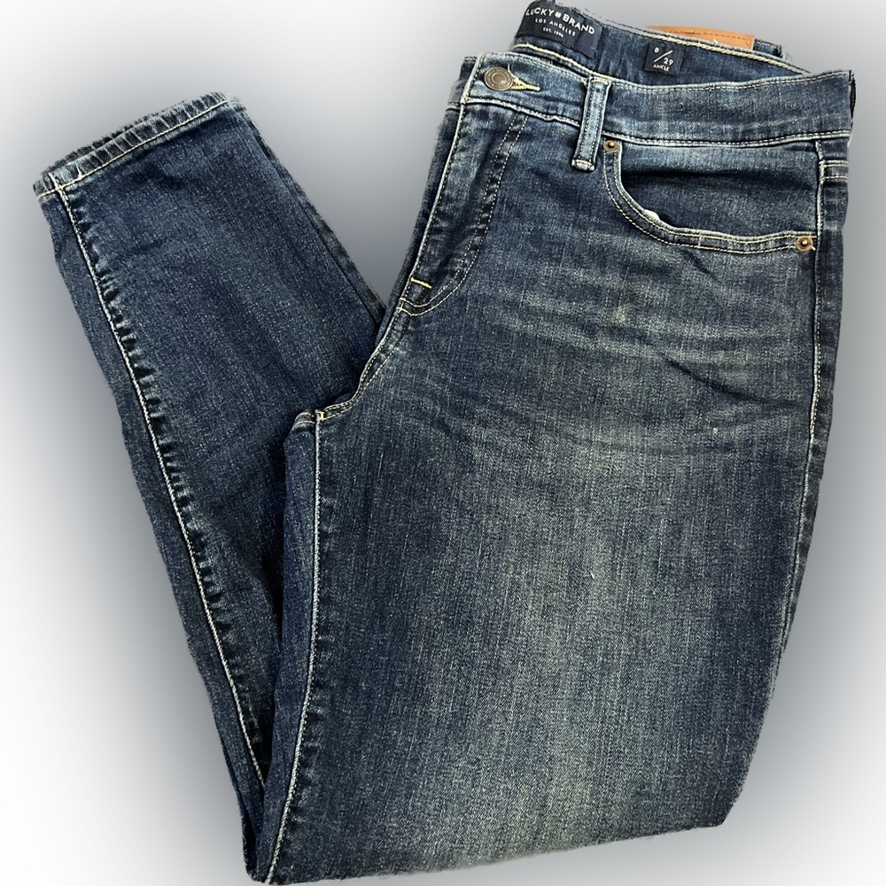Womens Lucky brand Ava super skinny jeans sz 8 (29)